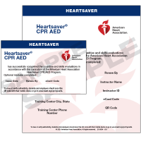 Heartsaver CPR/AED - Certification eCard