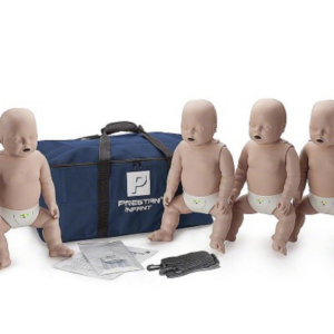 PRESTAN Professional Infant Multiple Skin Options Manikin 4-Pack with CPR Monitor
